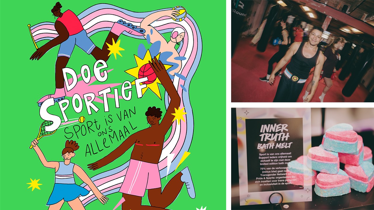 Lush, Transgender Netwerk en Pride and Sports vragen aandacht voor uitsluiting van transpersonen in de sport
