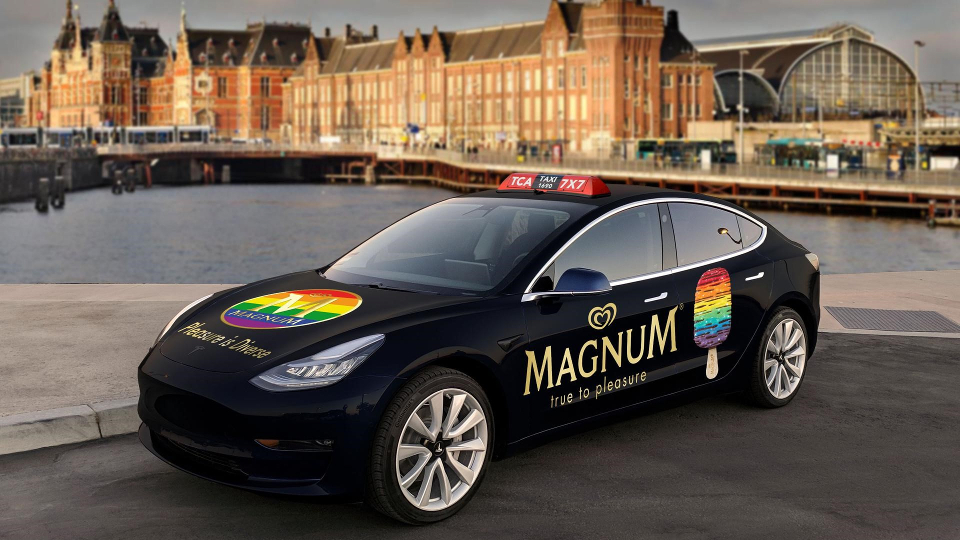 Magnum faciliteert gratis taxivervoer tijdens Pride