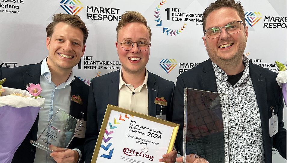 Efteling opnieuw Klantvriendelijkste Bedrijf van Nederland