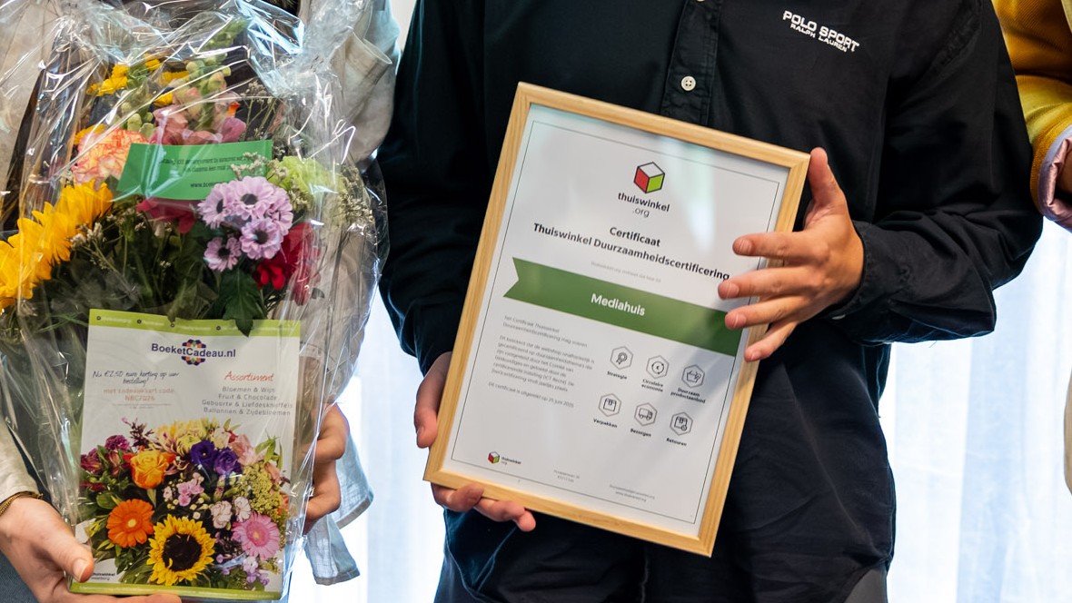 Mediahuis E-commerce behaalt duurzaamheidskeurmerk