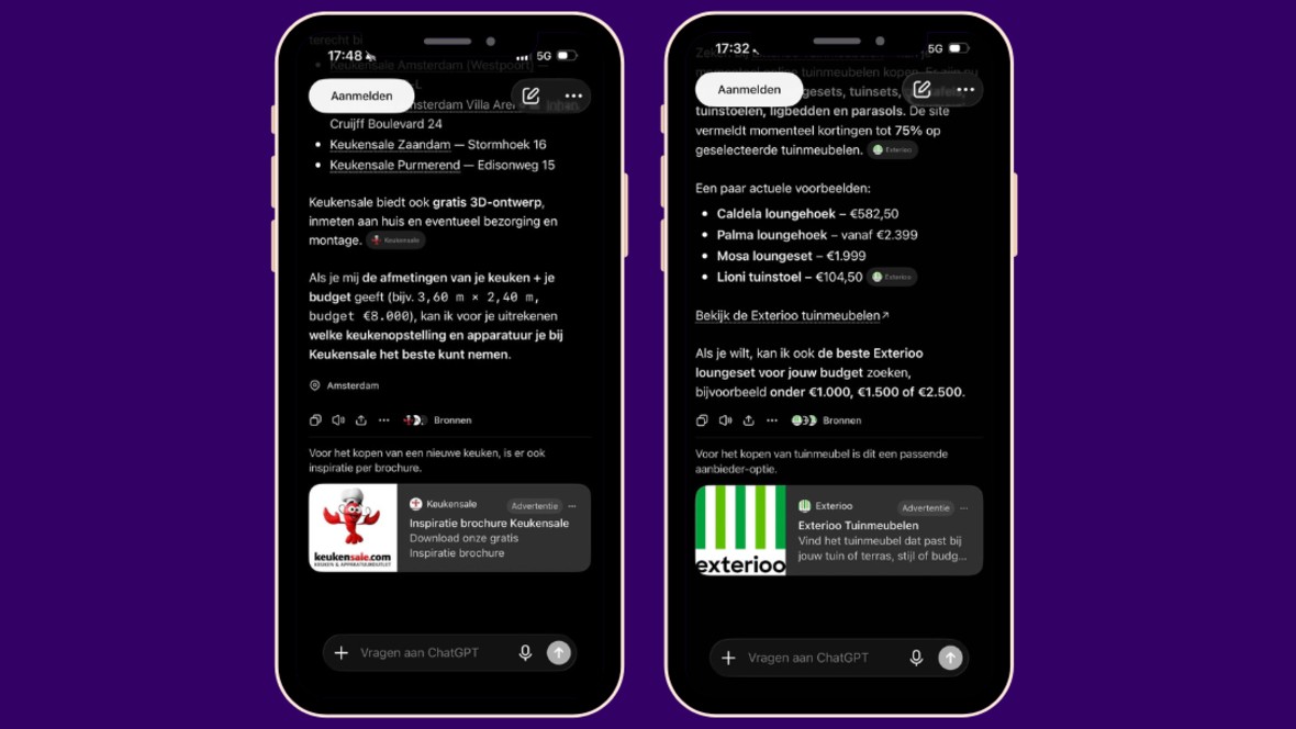 Abovomaxlead start met advertenties in ChatGPT