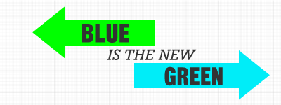The great disruption: blauw is het nieuwe groen