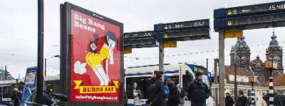 JCDecaux promoot buitenreclame met Big Bang Beans