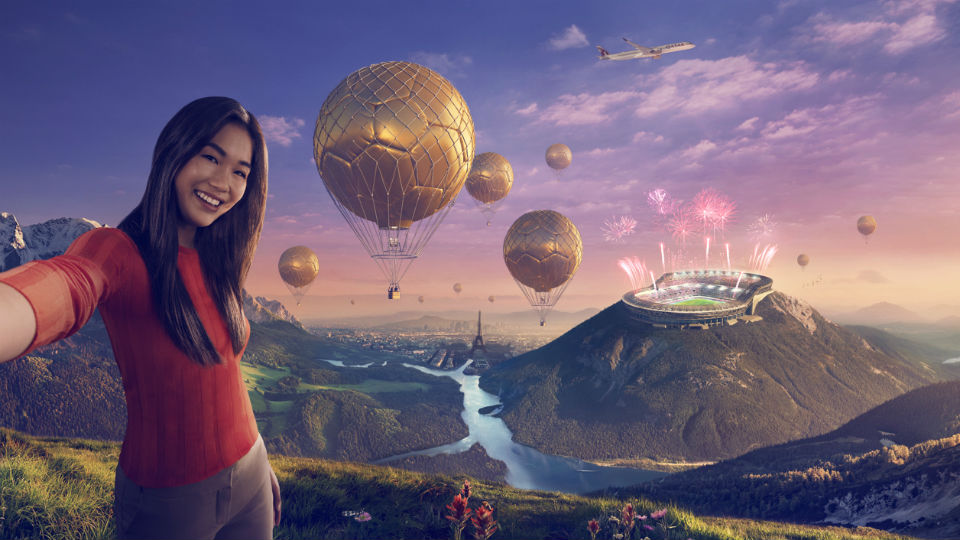 Nieuwe campagne Qatar Airways FIFA WK vrouwen