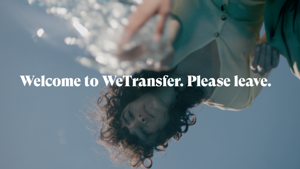 WeTransfer tegen gebruikers: 'Please Leave'