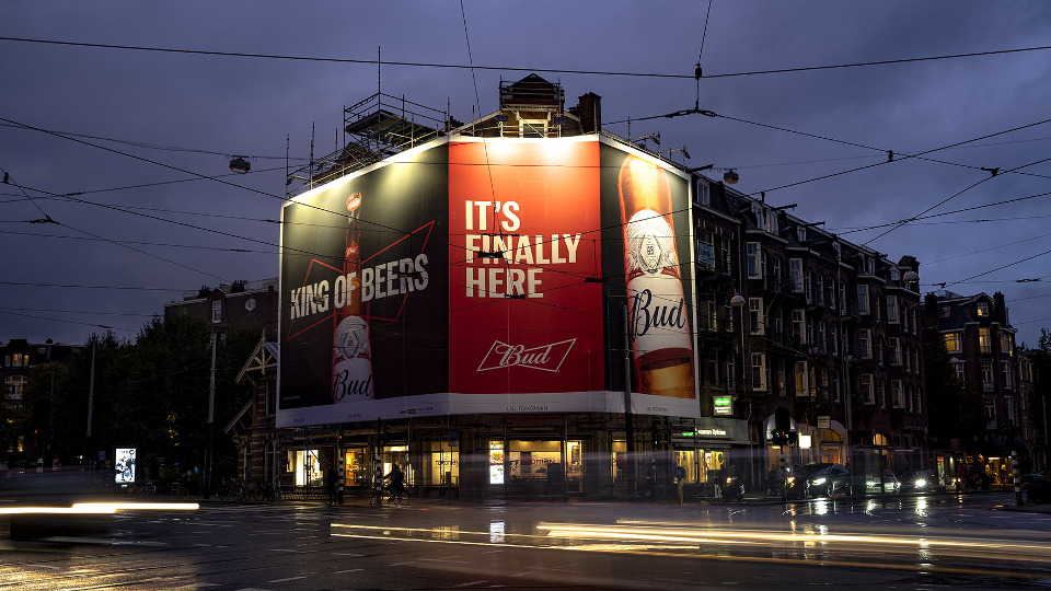 Bud op Nederlandse televisie
