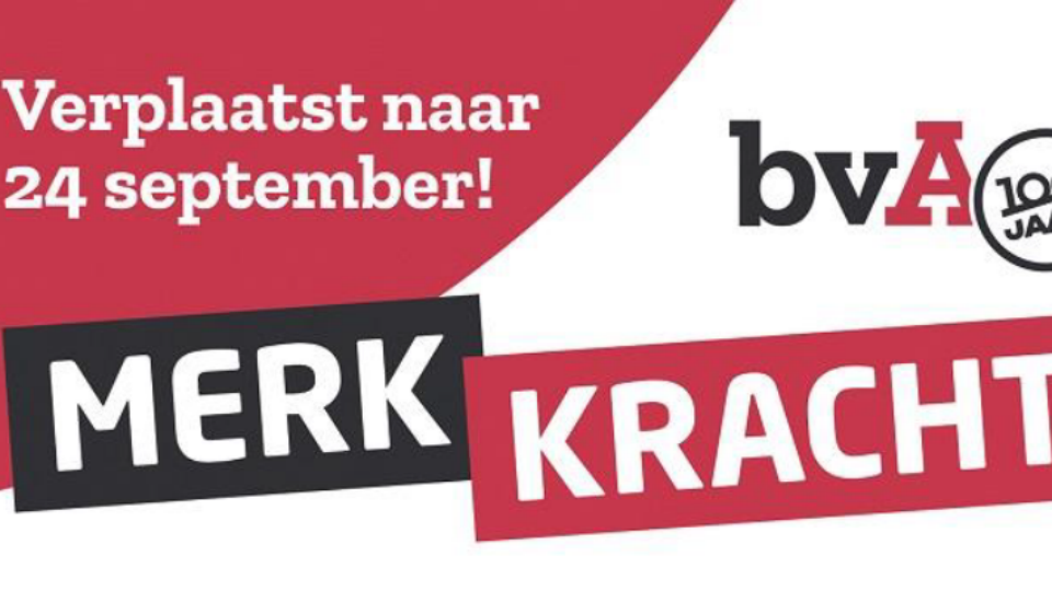 bvA verplaatst MerkKracht naar september 