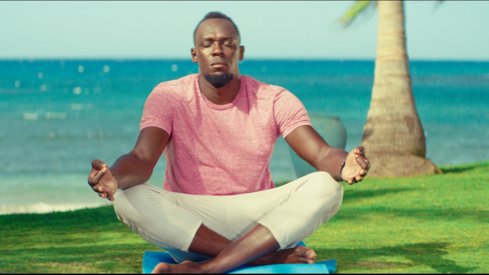 Allianz Direct met Usain Bolt op yoga retraite ...