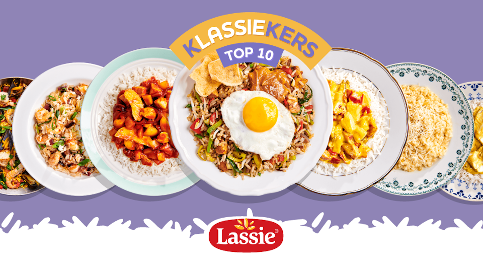 Lassie presenteert 'rijstklassiekers' in nieuwe campagne