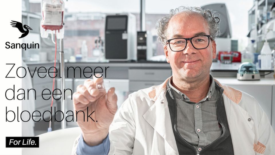 Nieuwe campagne: Sanquin doet meer dan bloed inzamelen