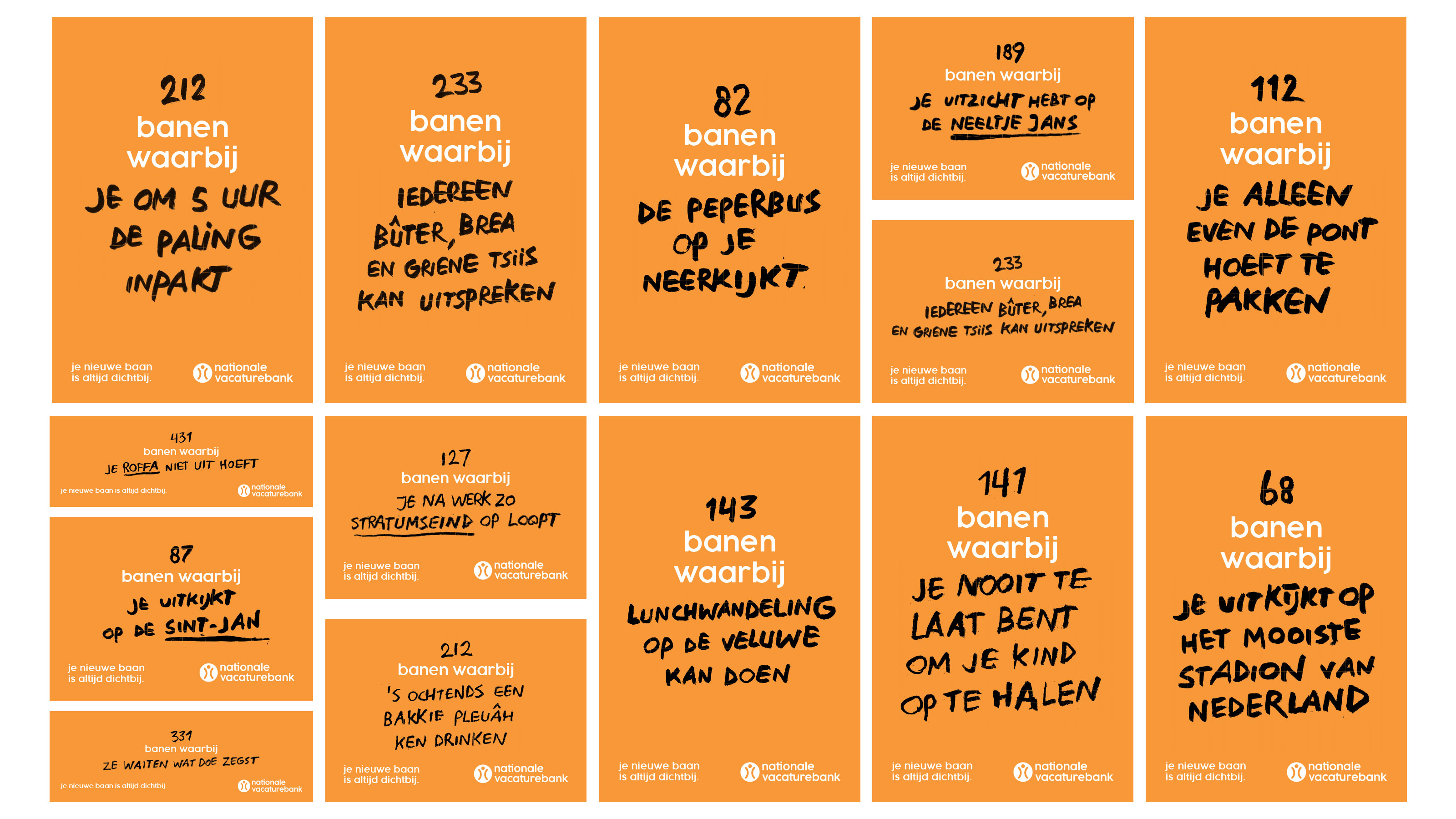 Nationale Vacaturebank lanceert herpositionering met hyperlokale campagne van Happiness Amsterdam