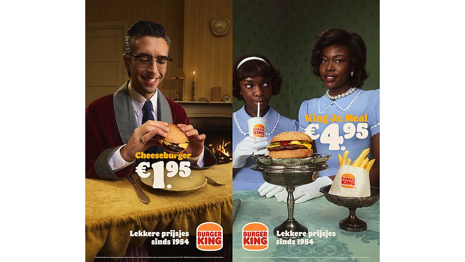 Burger King en Joe Public starten retro-, prijsgebaseerde campagne