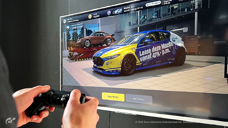 ANWB promoot Private Lease via game Gran Turismo 7