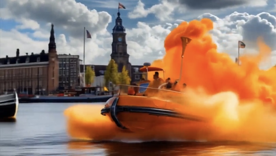 Eerste voetbal-inhaakfilm volledig met AI: 'Orange Craziness'