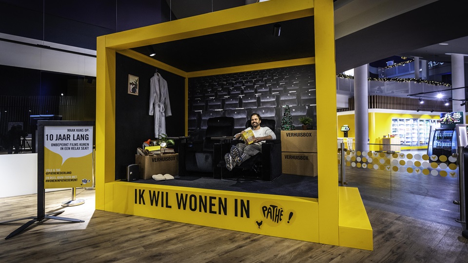 Stunt: 'tien jaar gratis wonen in Pathé de Munt'
