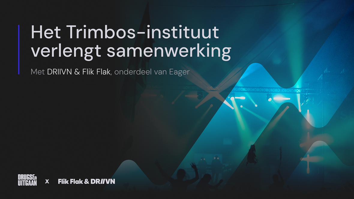 Trimbos verlengt samenwerking met Driivn en Flik Flak