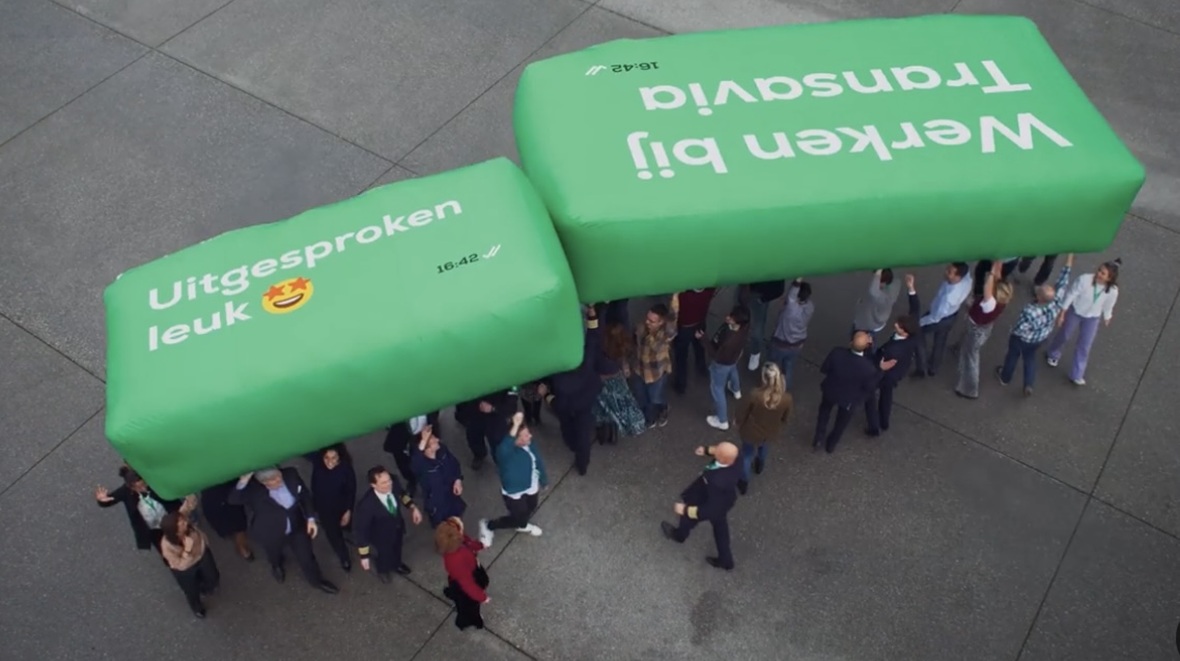 Employer branding campagne Transavia focust op 'uitgesproken leuk'
