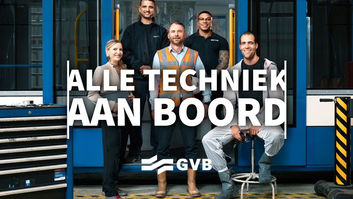 Trotse medewerkers GVB werven technisch talent