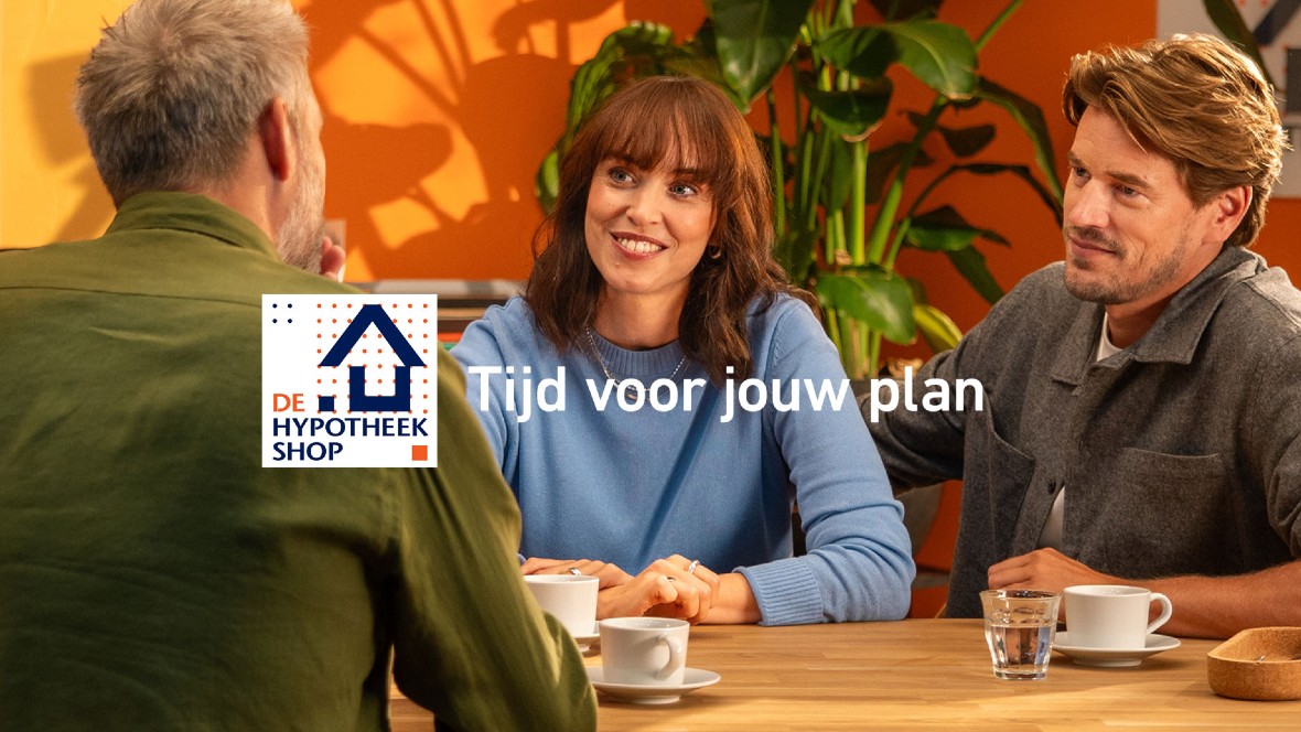 Nieuwe merkbelofte De Hypotheekshop: ‘Tijd voor jouw plan’