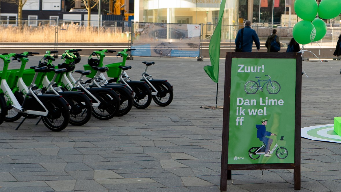 Lime lanceert e-bikes met ‘Zuur?’-campagne