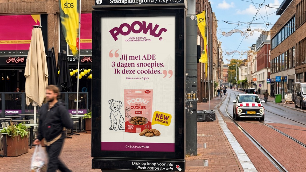 Poows gebruikt ADE voor lancering hondensnacks