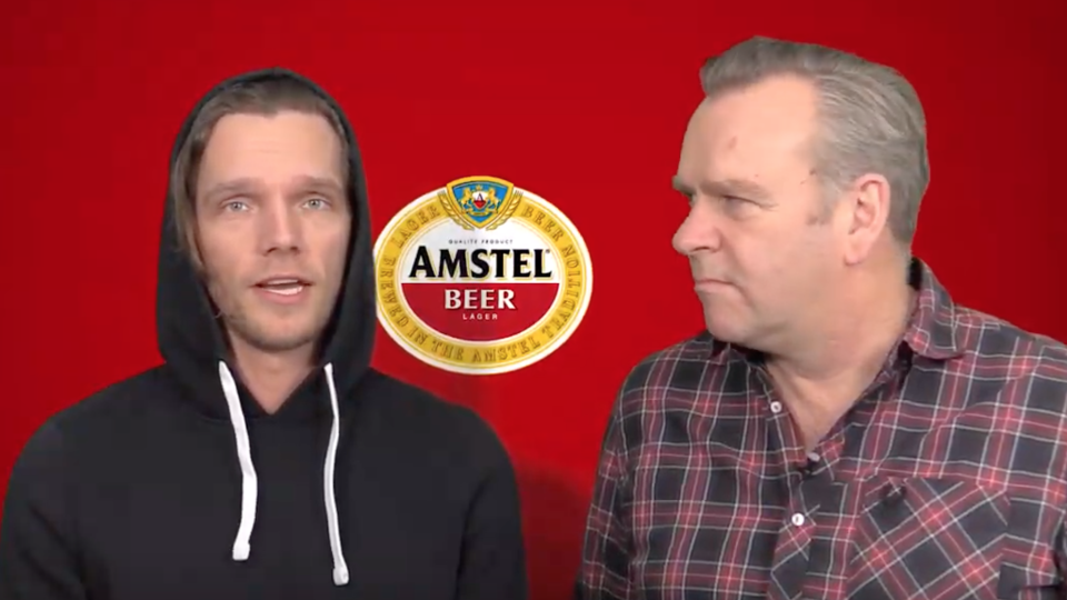 Reclame de pame: Amstel is niet cool