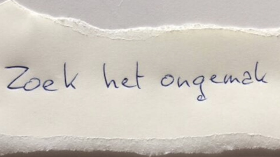 [column] Zoek het ongemak op