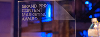 Aanmeldingen Grand Prix Content Marketing geopend - tot a.s. woensdag!