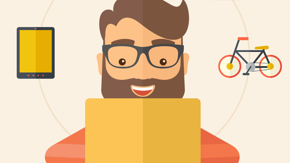 Onderzoek influencer marketing: man kijkt, klikt en koopt