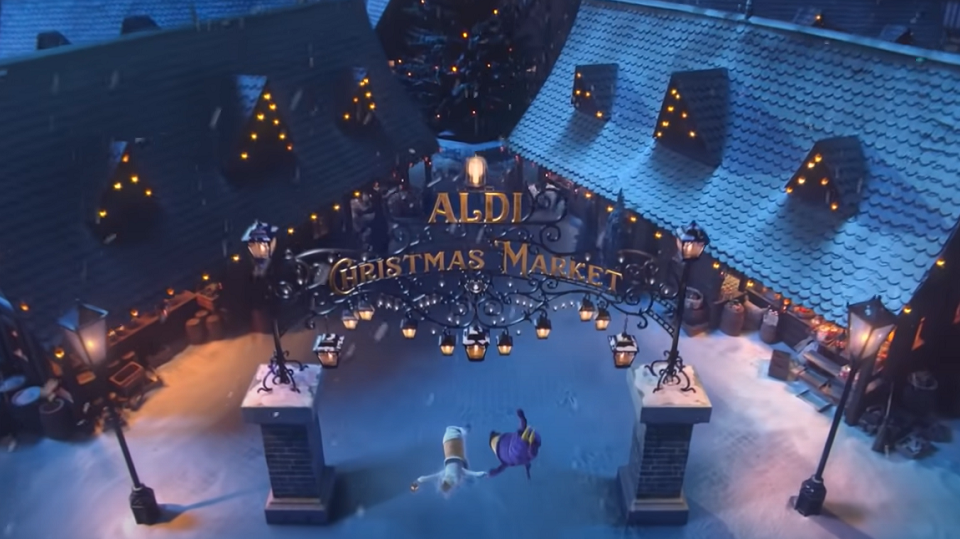 Internationale Aldi reclame meest effectieve kerstadvertentie
