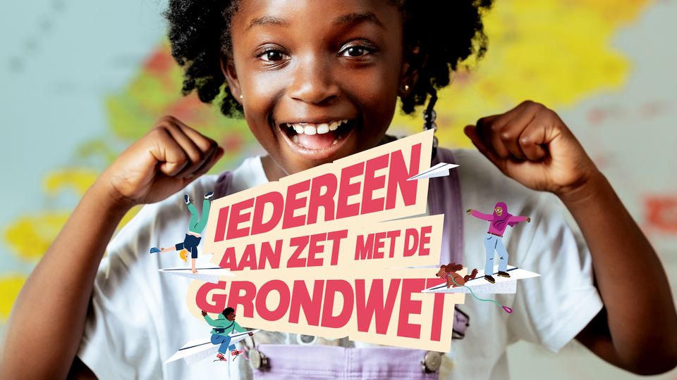 Kinderen leren jarige Grondwet kennen