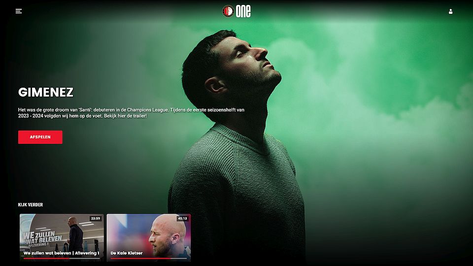 Feyenoord lanceert eigen online streamingdienst