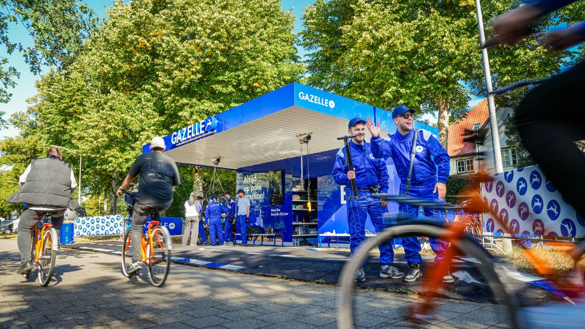 Gazelle opent fiets-pitstop tijdens Dutch Grand Prix in Zandvoort
