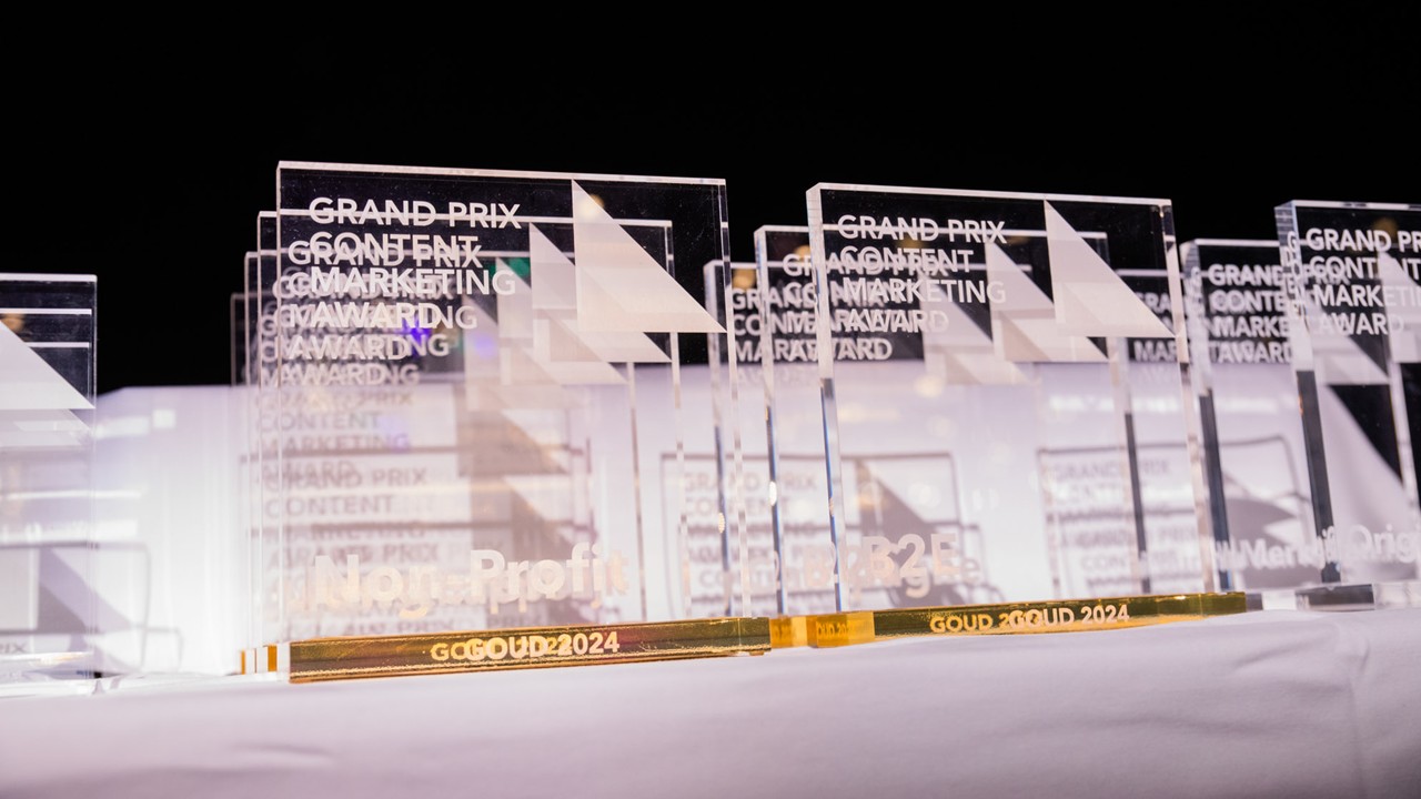 Jacht op de Grand Prix Content Marketing Awards geopend