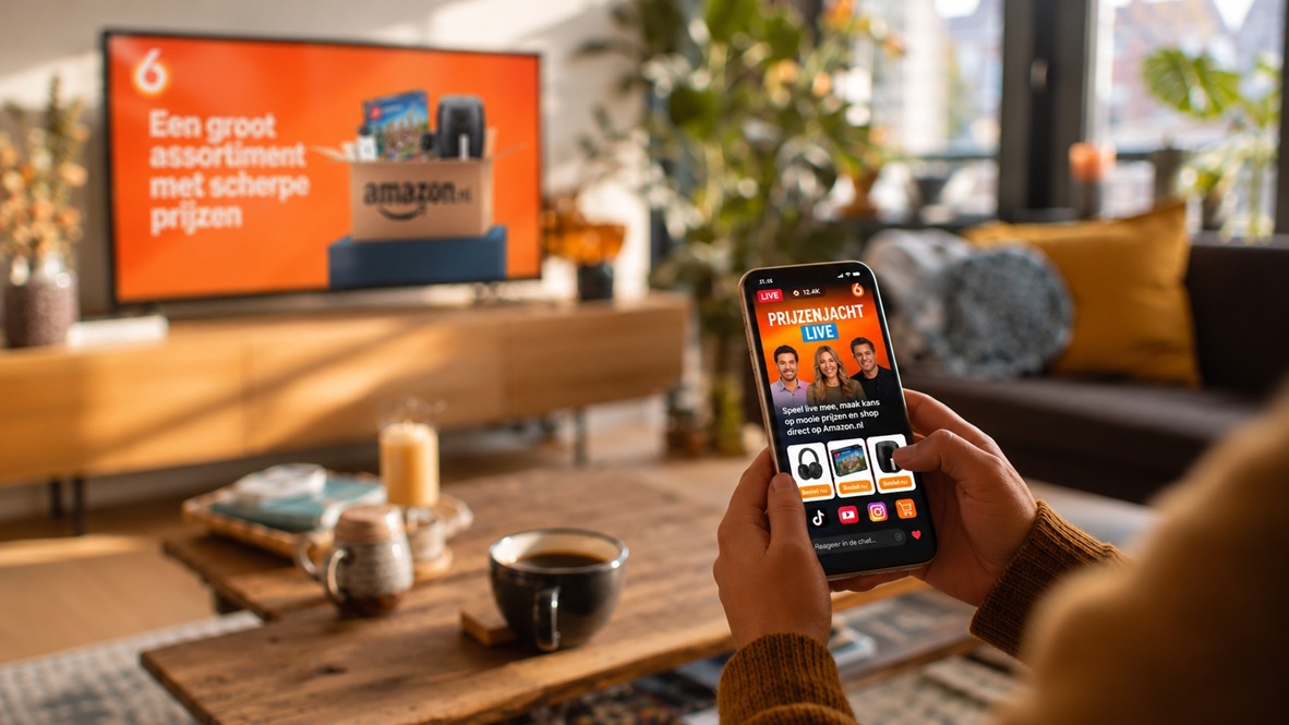 Talpa en Amazon starten live commerce bij SBS6