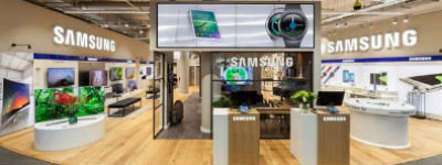 Connected Home concept in Samsung Experience Store 