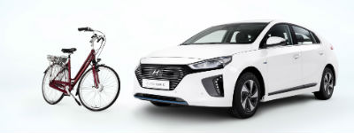 E-bike cadeau bij aanschaf Hyundai Ioniq Hybrid