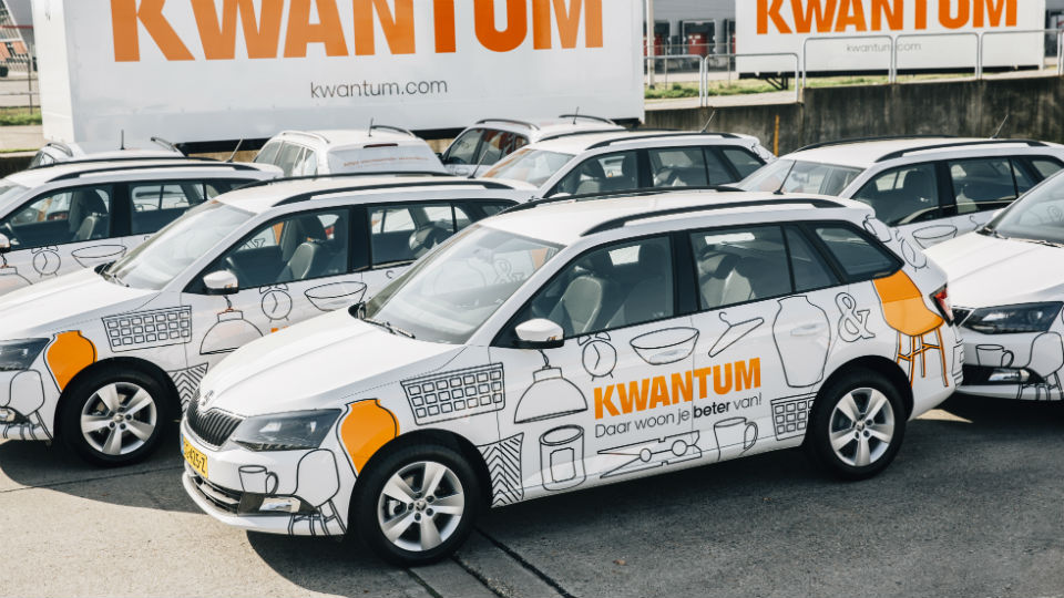 Nieuwe ‘winkelwagen’ voor Kwantum-medewerkers