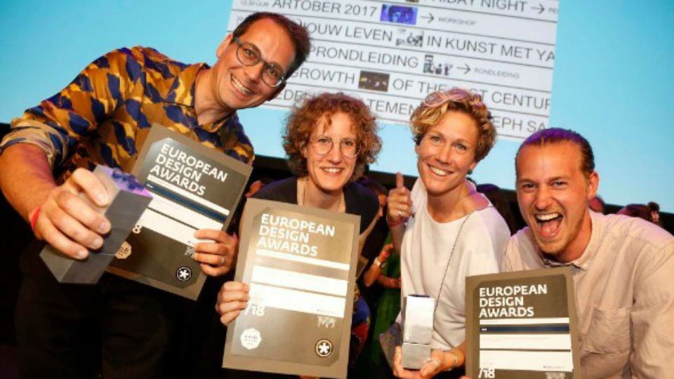 Grrr wint 2 gouden en 1 zilveren European Design Award