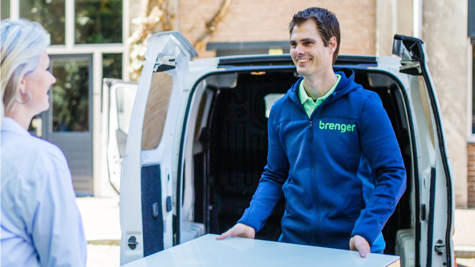 Nieuwe identiteit duurzaam transportplatform Brenger door Matters Most