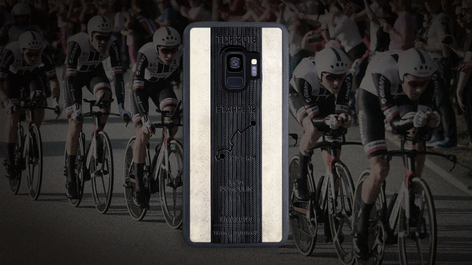 Samsung maakt hoesjes van banden Team Sunweb