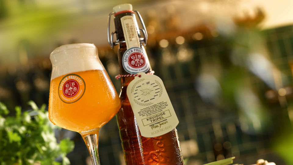 Kruidige Tripel van Grolsch in beugelfles