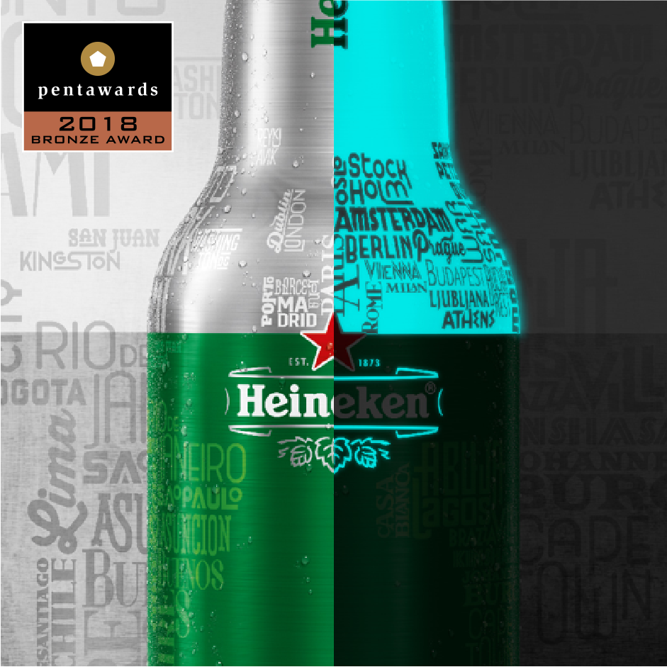 VBAT wint Pentaward met de Heineken World Bottle MarketingTribune Design