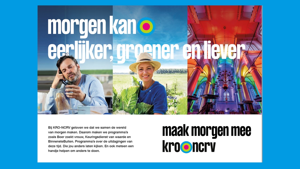 Nieuwe visuele identiteit KRO-NCRV door Thonik