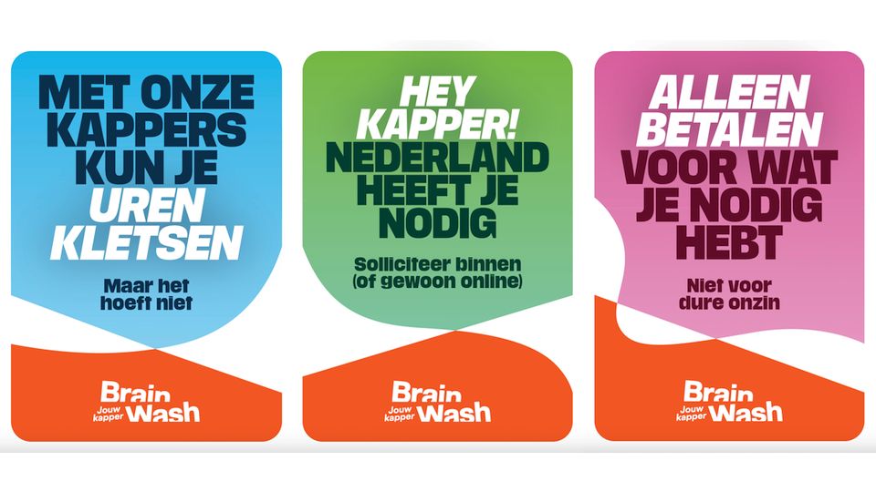 Kappersketen Brainwash lanceert vernieuwde merkidentiteit en huisstijl