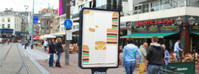 McDonald's pictogrammen door het hele land te zien