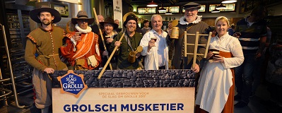 Nieuw Grolsch Musketier exclusief verkrijgbaar bij Slag om Grolle 2017