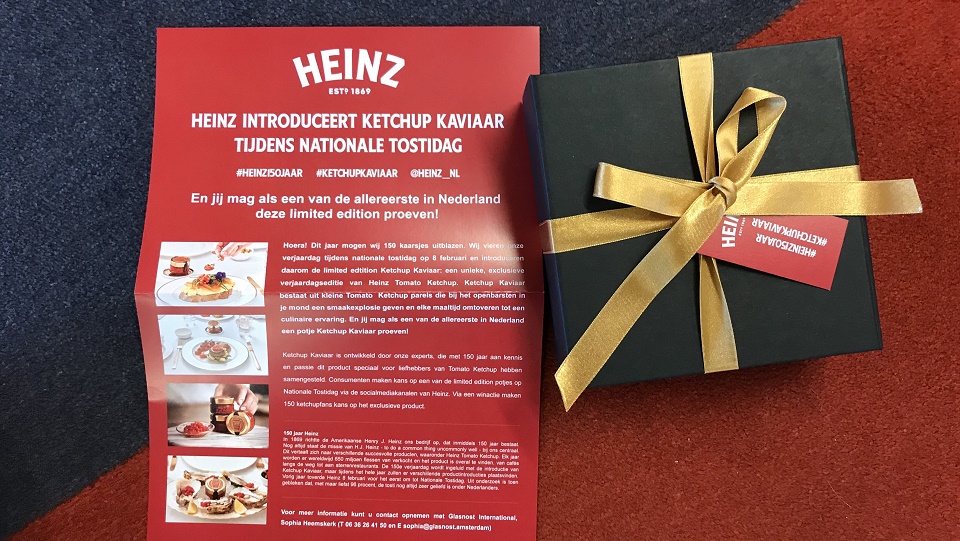 Heinz introduceert Ketchup Kaviaar tijdens Nationale Tostidag