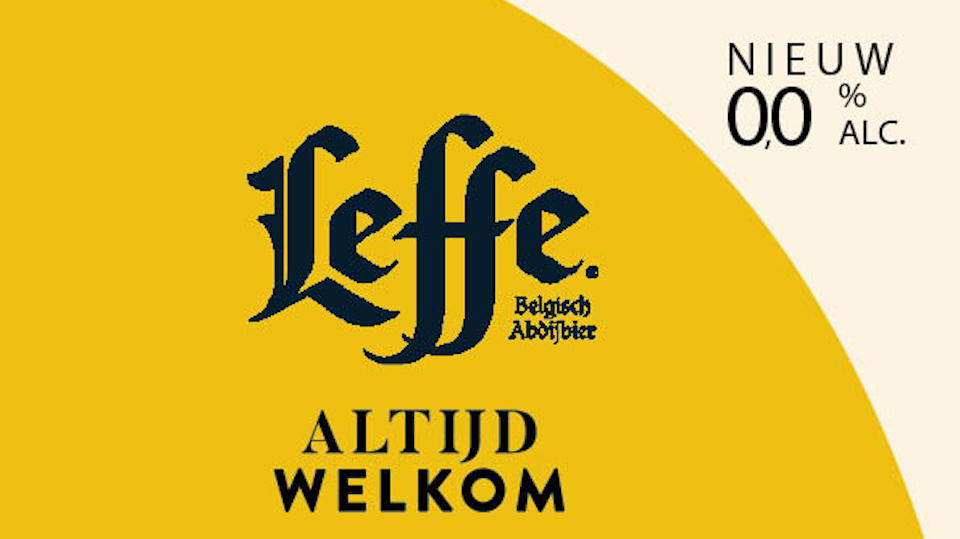 AB InBev introduceert Leffe Blond 0,0% procent abdijbier 