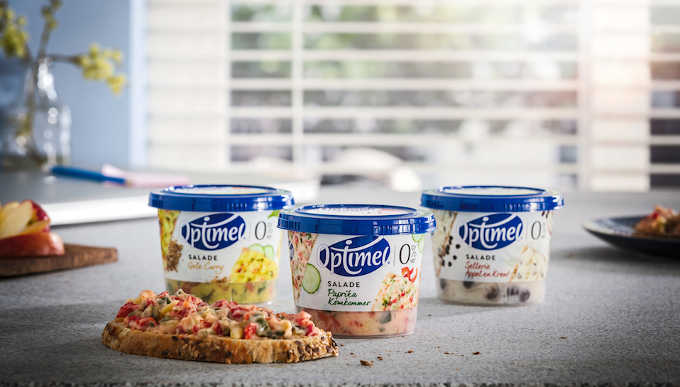 FrieslandCampina introduceert Optimel Salades en stapt buiten het traditionele zuivelschap